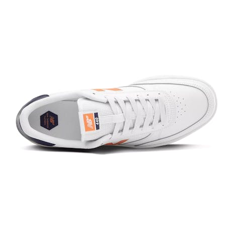 New Balance NM440 Skate Shoe - White/Orange