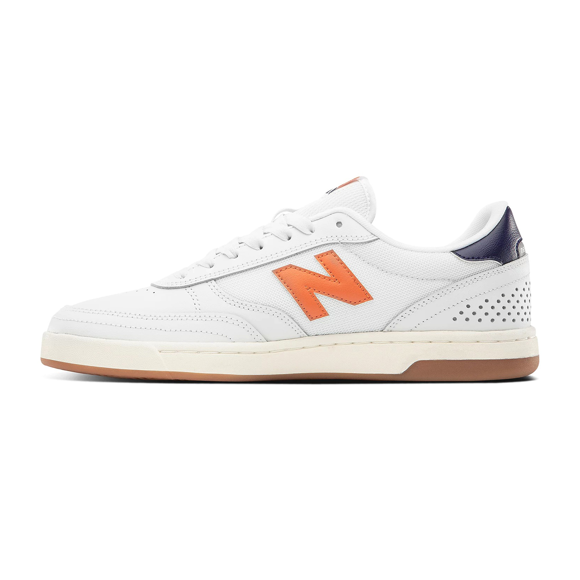 New Balance NM440 Skate Shoe - White/Orange | BOARDWORLD Store