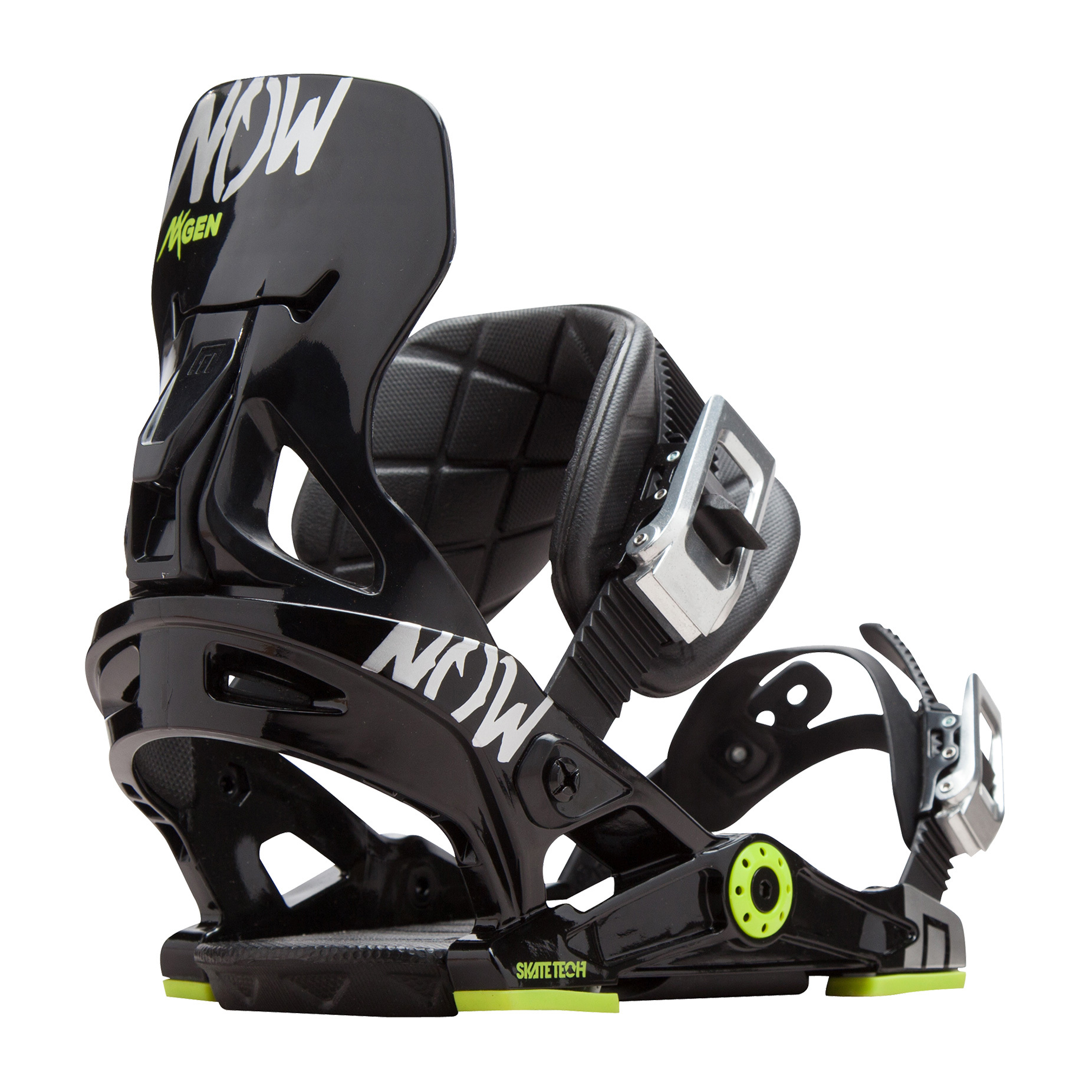 Now Pilot Snowboard Bindings Black/White BOARDWORLD Store