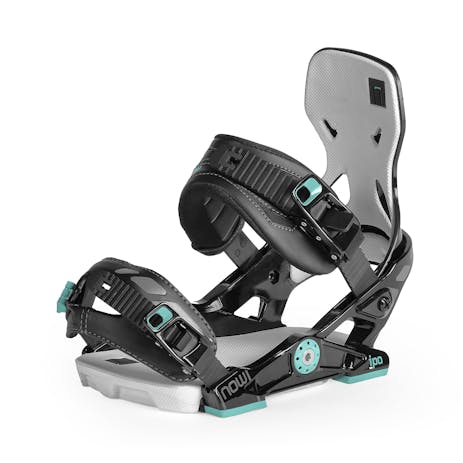 Now IPO Snowboard Binding — Black/Aqua