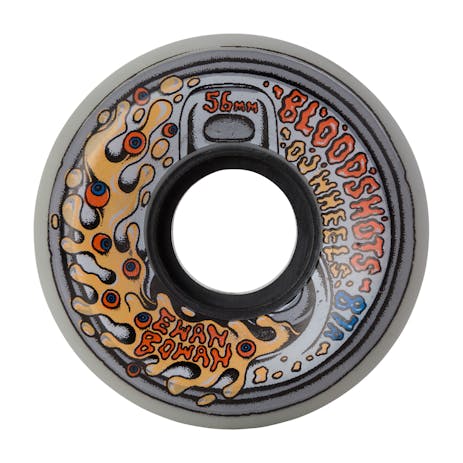 OJ Bowman Bloodshots Keyframe 56mm Skateboard Wheels