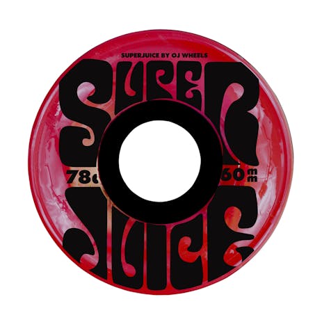 OJ Super Juice 60mm Skateboard Wheels - Translucent Red