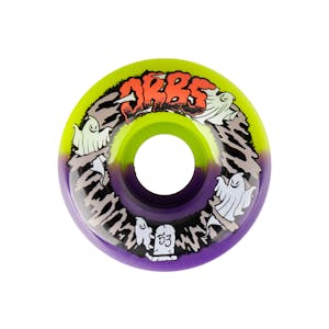 Orbs Apparitions Split 99A 53mm Skateboard Wheels - Green/Purple