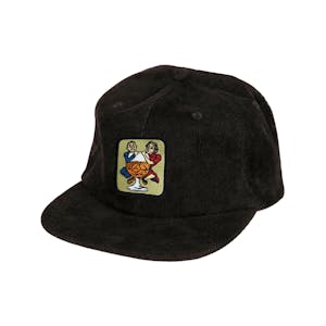 Pass~Port With a Friend 6-Panel Cord Hat - Black