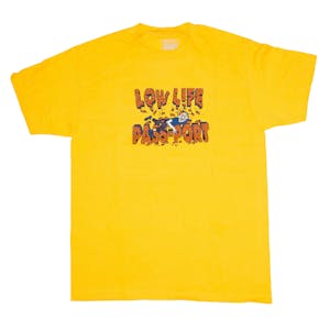 Pass~Port Low Life Brick T-Shirt - Gold