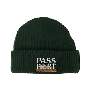 Pass~Port Circle Saw Beanie - Forest Green