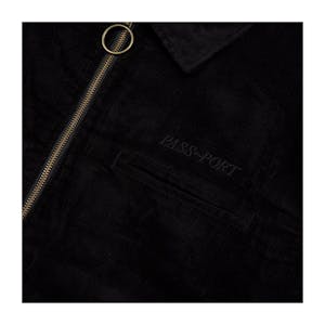 Pass~Port Cord Zip Jacket - Black