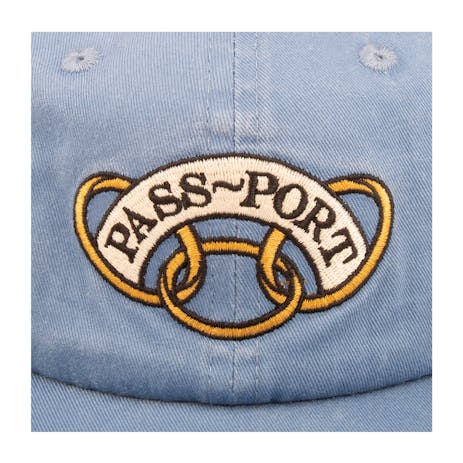 Pass~Port Communal Rings 6-Panel Hat - Blue