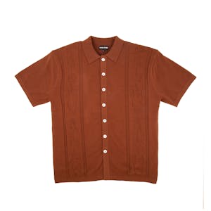 Pass~Port Doily Knit Shirt - Chocolate
