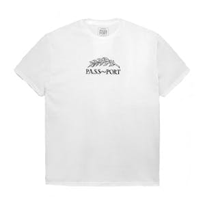 Pass~Port Quill Embroidery T-Shirt - White