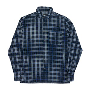 Pass~Port Workers Check Shirt - Navy