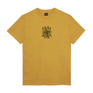 Pass~Port Potters Mark Embroidery T-Shirt - Gold