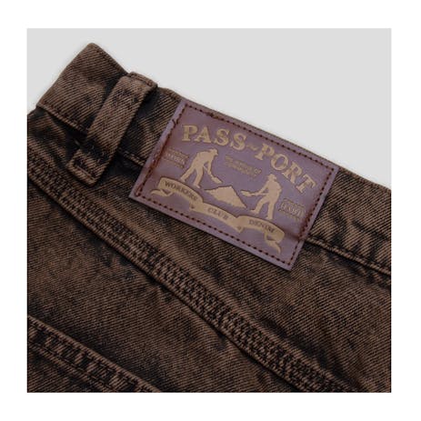 Pass~Port Workers Club Jeans - Overdye Brown