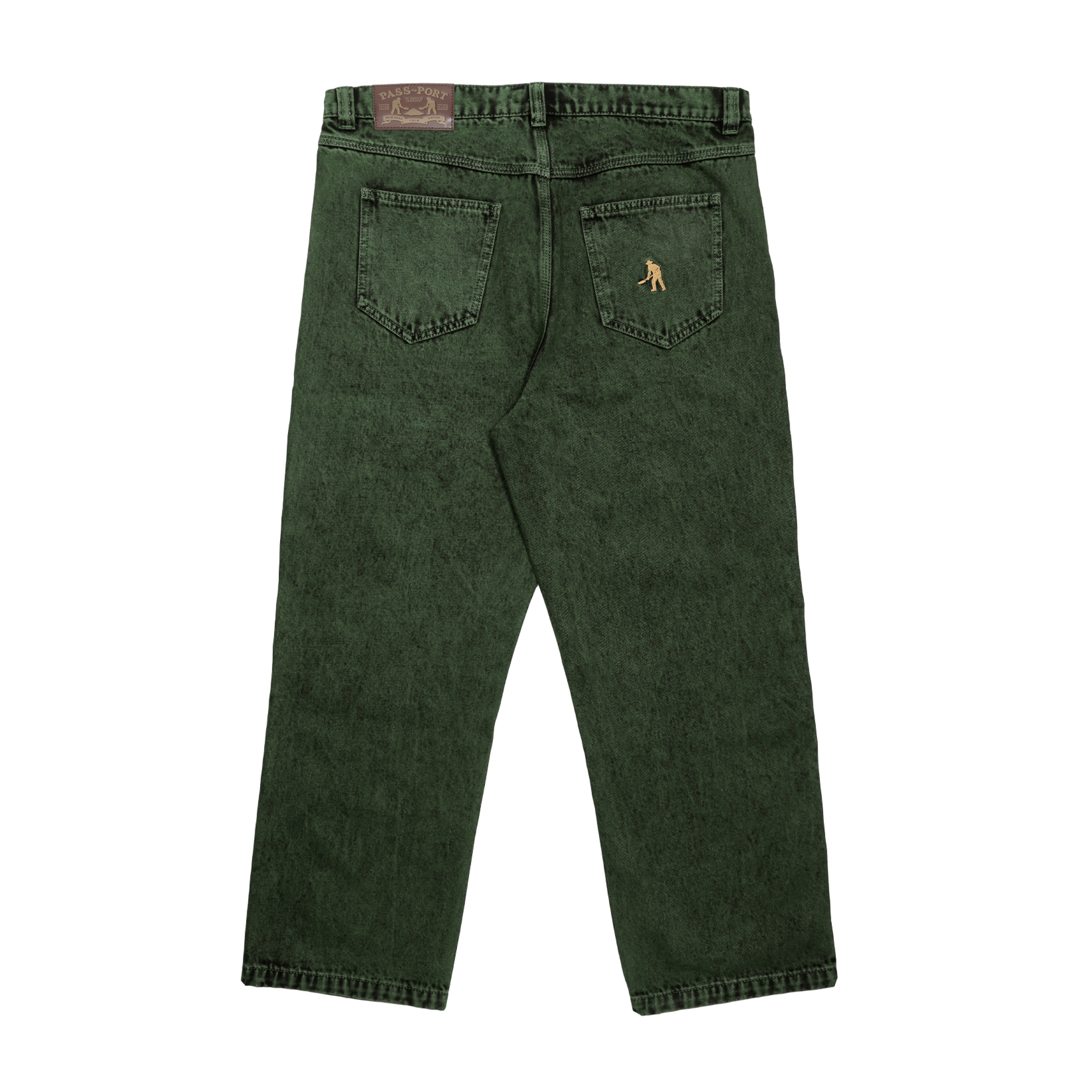 Pass~Port Workers Club Jeans - Overdye Moss | BOARDWORLD Store