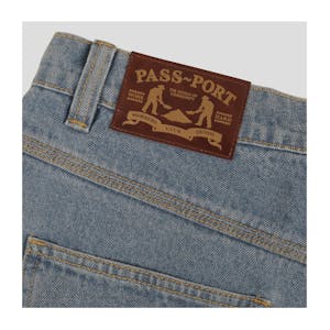 Pass~Port Workers Club Jeans - Washed Light Blue