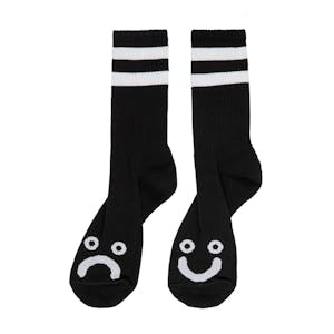 Polar Happy Sad Socks - Black