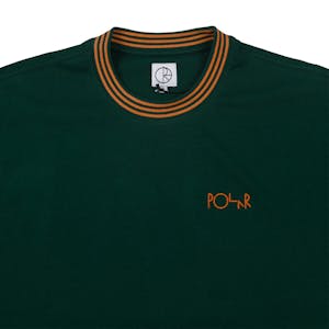 Polar Striped Rib T-Shirt - Dark Green