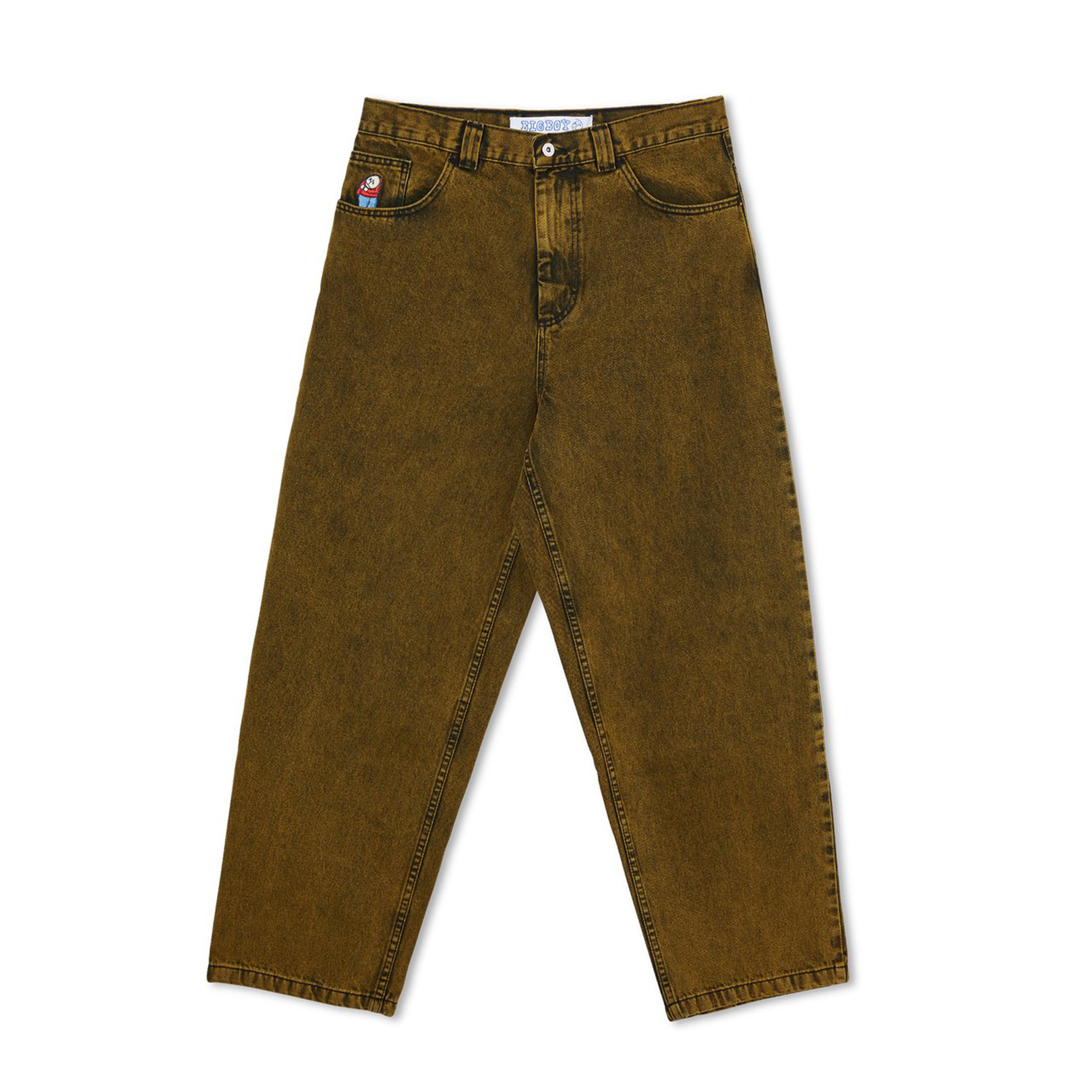 Polar Big Boy Jeans - Yellow Black | BOARDWORLD Store