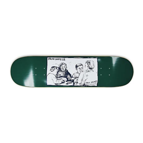 Polar Grund Cold Streak 8.0” Skateboard Deck - Dark Green