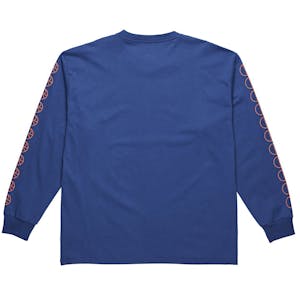 Polar Racing Long Sleeve T-Shirt - 80s Blue / Orange