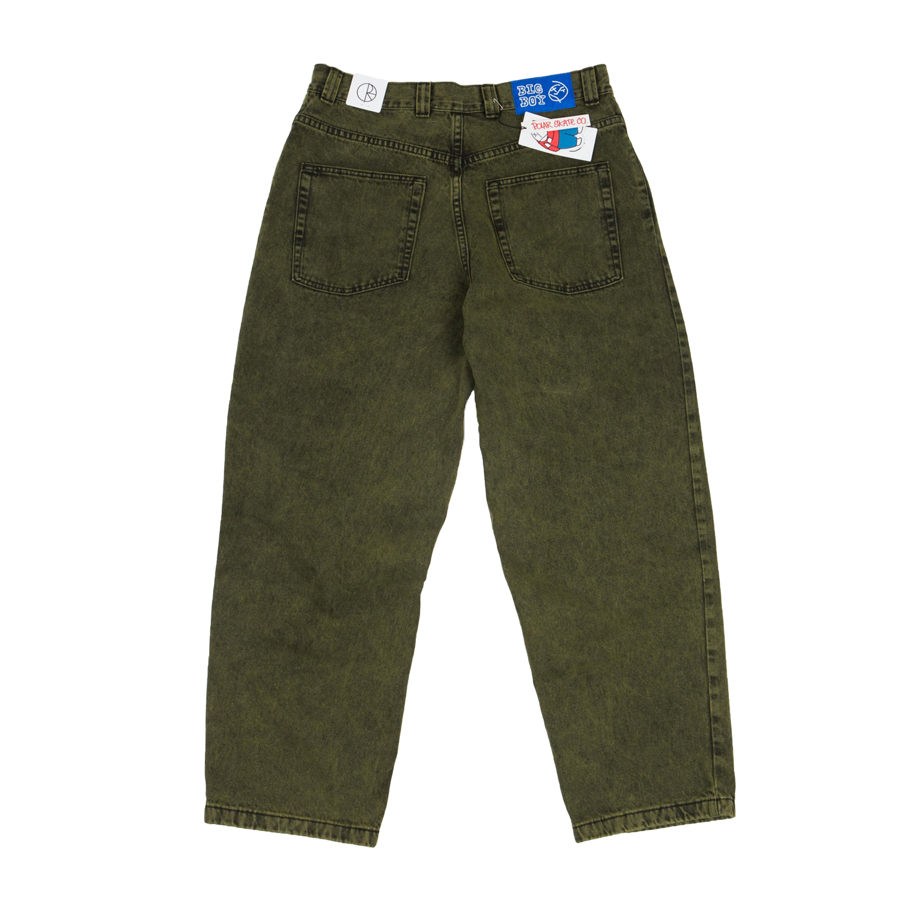 Polar Big Boy Jeans - Green Black | BOARDWORLD Store