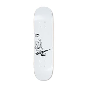 Polar Brady Mopping 8.25” Skateboard Deck - White