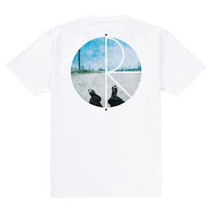 Polar Happy/Sad Fill Logo T-Shirt - White
