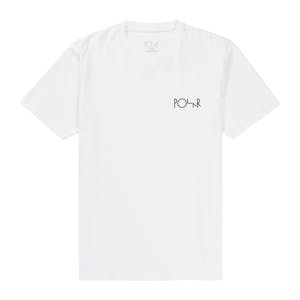 Polar Happy/Sad Fill Logo T-Shirt - White