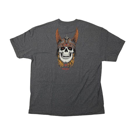 Powell-Peralta Anderson Skull T-Shirt - Charcoal Heather