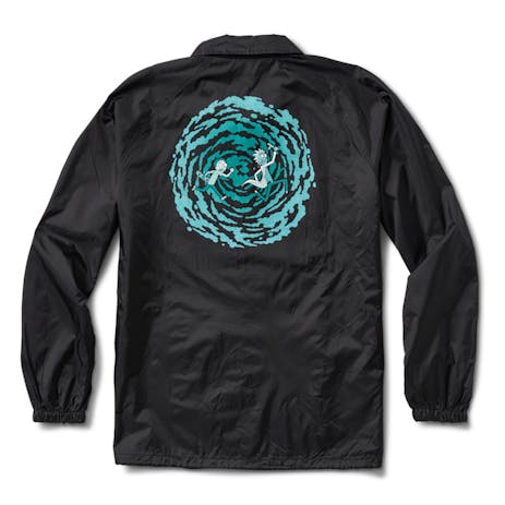 Primitive x Rick & Morty Portal Coaches Jacket - Black