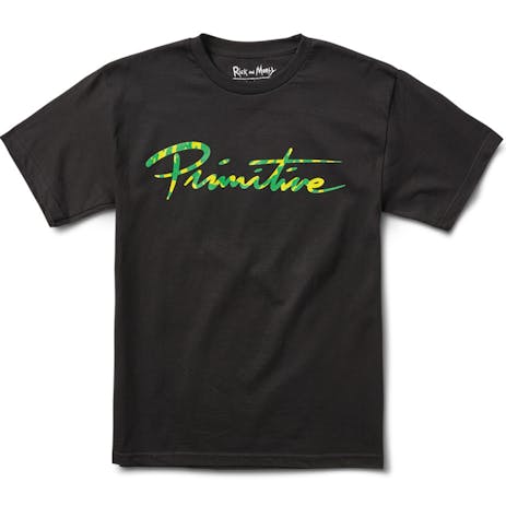 Primitive x Rick & Morty Nuevo Portal T-Shirt - Black