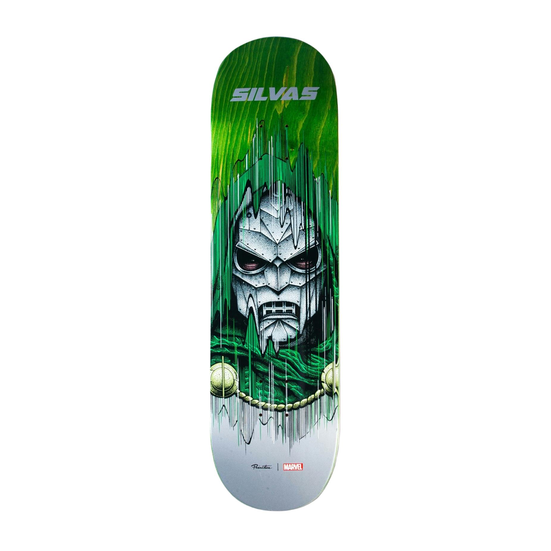 Primitive x Marvel Silvas Doctor Doom 8.25 Skateboard Deck - Green