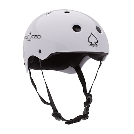 Pro-Tec Classic Certified Skate Helmet - Gloss White