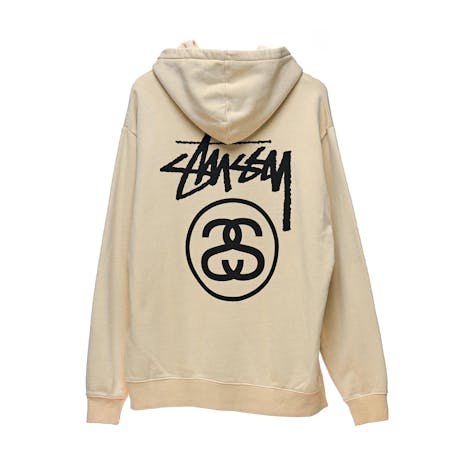 Stussy Stock Link Stack Hoodie - Cement
