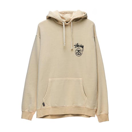Stussy Stock Link Stack Hoodie - Cement