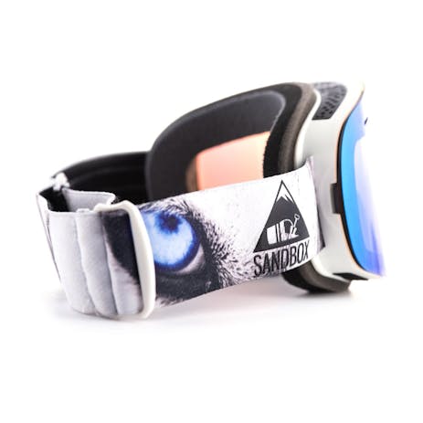 Sandbox Kingpin Snowboard Goggle 2019 - Arctic / Blue Ion + Bonus Lens