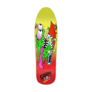 Santa Cruz Meek Slasher 9.23” Skateboard Deck - Red/Yellow