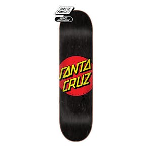 Santa Cruz Classic Dot 8.25” Skateboard Deck - Black