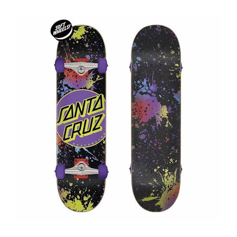 Santa Cruz Dot Splatter 7.5” Complete Skateboard