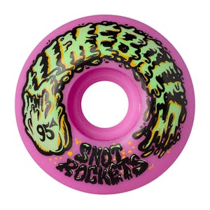 Santa Cruz Slime Balls Snot Rockets 54mm Skateboard Wheels - Pastel Pink