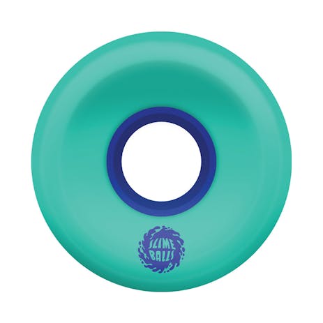 Santa Cruz Slime Balls 60mm Skateboard Wheels - Green