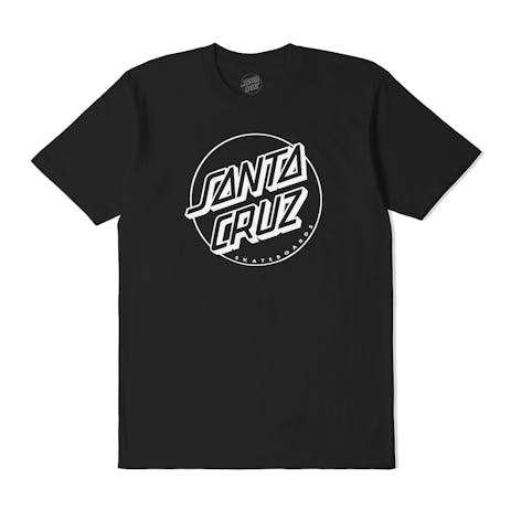 Santa Cruz Keyline Dot Solar Youth T-Shirt - Black