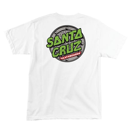 Santa Cruz x TMNT Sewer Dot T-Shirt - White