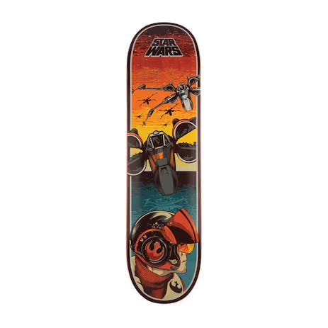 Santa Cruz x Star Wars Episode VII Poe Dameron 8.375” Skateboard Deck