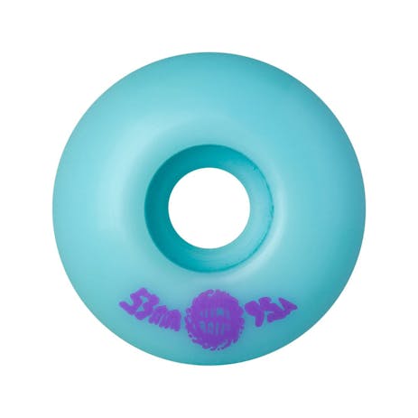 Santa Cruz Slime Balls Snot Rockets 53mm Skateboard Wheels - Pastel Blue