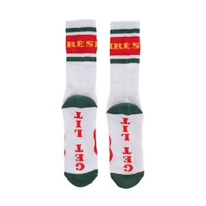 Spitfire Classic 87 Bighead Socks - White/Red/Green