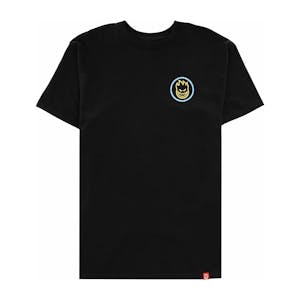 Spitfire Classic Swirl Fade T-Shirt - Black/Blue/Yellow