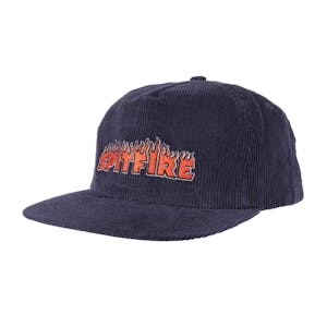 Spitfire Flash Fire Cord Snapback Hat - Blue