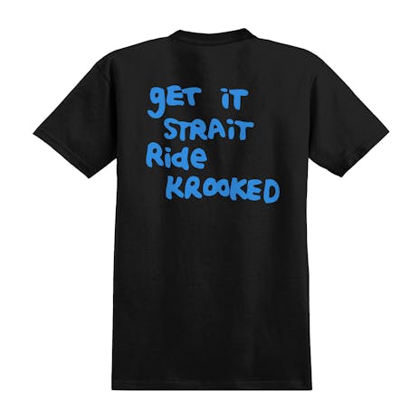 Krooked Strait Eyes T-Shirt - Black