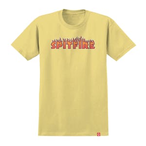 Spitfire Flashfire T-Shirt - Banana/Red